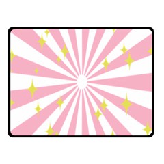 Hurak Pink Star Yellow Hole Sunlight Light Fleece Blanket (small) by Mariart