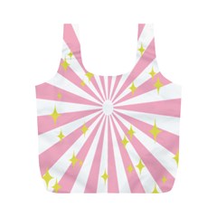 Hurak Pink Star Yellow Hole Sunlight Light Full Print Recycle Bags (m)  by Mariart