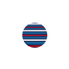 Martini Style Racing Tape Blue Red White 1  Mini Buttons