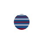 Martini Style Racing Tape Blue Red White 1  Mini Buttons Front