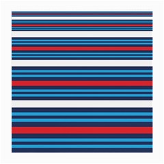 Martini Style Racing Tape Blue Red White Medium Glasses Cloth by Mariart