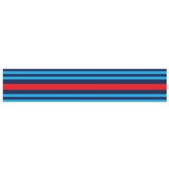 Martini Style Racing Tape Blue Red White Flano Scarf (small) by Mariart