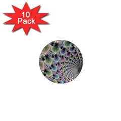 Beautiful Image Fractal Vortex 1  Mini Magnet (10 Pack)  by Simbadda