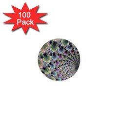 Beautiful Image Fractal Vortex 1  Mini Magnets (100 Pack)  by Simbadda