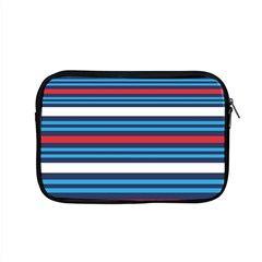 Martini Style Racing Tape Blue Red White Apple Macbook Pro 15  Zipper Case by Mariart