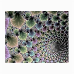 Beautiful Image Fractal Vortex Small Glasses Cloth (2-side) by Simbadda