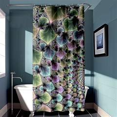 Beautiful Image Fractal Vortex Shower Curtain 36  X 72  (stall)  by Simbadda