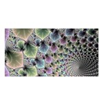 Beautiful Image Fractal Vortex Satin Shawl Front