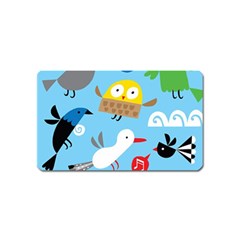 New Zealand Birds Close Fly Animals Magnet (name Card) by Mariart