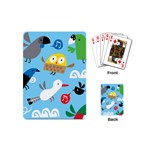 New Zealand Birds Close Fly Animals Playing Cards (Mini)  Back