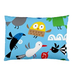 New Zealand Birds Close Fly Animals Pillow Case (two Sides) by Mariart