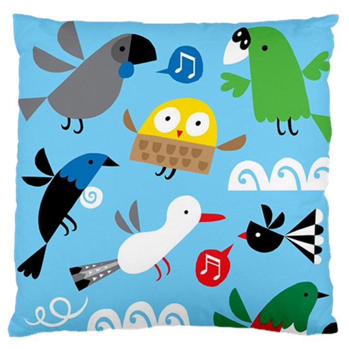 New Zealand Birds Close Fly Animals Standard Flano Cushion Case (Two Sides)