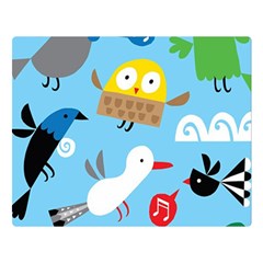 New Zealand Birds Close Fly Animals Double Sided Flano Blanket (large)  by Mariart