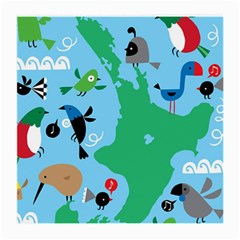 New Zealand Birds Detail Animals Fly Medium Glasses Cloth