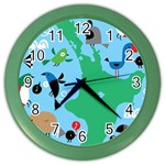 New Zealand Birds Detail Animals Fly Color Wall Clocks Front