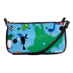 New Zealand Birds Detail Animals Fly Shoulder Clutch Bags