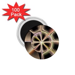 Background With Fractal Crazy Wheel 1 75  Magnets (100 Pack)  by Simbadda