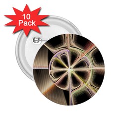 Background With Fractal Crazy Wheel 2 25  Buttons (10 Pack)  by Simbadda