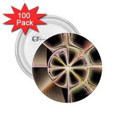 Background With Fractal Crazy Wheel 2 25  Buttons (100 Pack)  by Simbadda