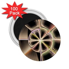 Background With Fractal Crazy Wheel 2 25  Magnets (100 Pack)  by Simbadda