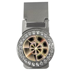 Background With Fractal Crazy Wheel Money Clips (cz)  by Simbadda