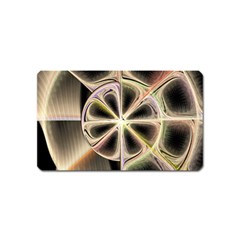 Background With Fractal Crazy Wheel Magnet (name Card) by Simbadda