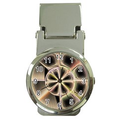 Background With Fractal Crazy Wheel Money Clip Watches by Simbadda