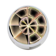 Background With Fractal Crazy Wheel 4-port Usb Hub (one Side) by Simbadda