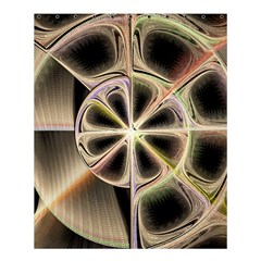 Background With Fractal Crazy Wheel Shower Curtain 60  X 72  (medium)  by Simbadda