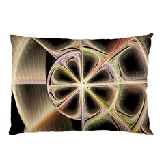 Background With Fractal Crazy Wheel Pillow Case (two Sides) by Simbadda