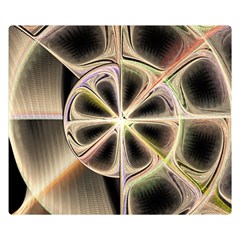 Background With Fractal Crazy Wheel Double Sided Flano Blanket (small)  by Simbadda