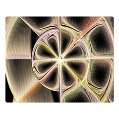 Background With Fractal Crazy Wheel Double Sided Flano Blanket (large)  by Simbadda