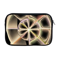 Background With Fractal Crazy Wheel Apple Macbook Pro 17  Zipper Case