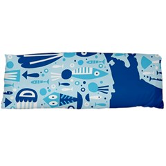 New Zealand Fish Detail Blue Sea Shark Body Pillow Case (dakimakura) by Mariart