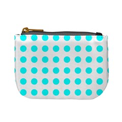 Polka Dot Blue White Mini Coin Purses by Mariart