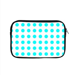 Polka Dot Blue White Apple Macbook Pro 15  Zipper Case by Mariart