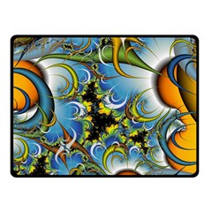 High Detailed Fractal Image Background With Abstract Streak Shape Fleece Blanket (small) by Simbadda