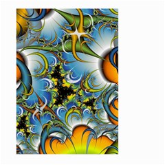 High Detailed Fractal Image Background With Abstract Streak Shape Large Garden Flag (two Sides)