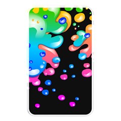 Neon Paint Splatter Background Club Memory Card Reader by Mariart