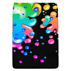 Neon Paint Splatter Background Club Flap Covers (s)  by Mariart