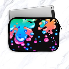 Neon Paint Splatter Background Club Apple Ipad Mini Zipper Cases by Mariart