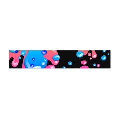 Neon Paint Splatter Background Club Flano Scarf (mini) by Mariart