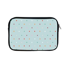 Polka Dot Flooring Blue Orange Blur Spot Apple Ipad Mini Zipper Cases by Mariart