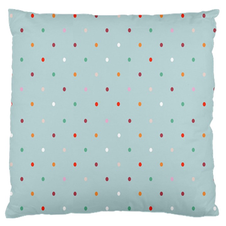 Polka Dot Flooring Blue Orange Blur Spot Standard Flano Cushion Case (Two Sides)