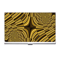 Fractal Golden River Business Card Holders by Simbadda