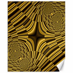 Fractal Golden River Canvas 16  X 20   by Simbadda