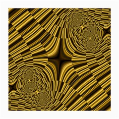 Fractal Golden River Medium Glasses Cloth by Simbadda