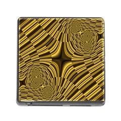 Fractal Golden River Memory Card Reader (square) by Simbadda