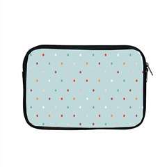 Polka Dot Flooring Blue Orange Blur Spot Apple Macbook Pro 15  Zipper Case by Mariart