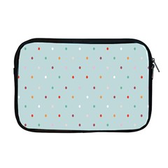 Polka Dot Flooring Blue Orange Blur Spot Apple Macbook Pro 17  Zipper Case by Mariart